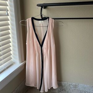 Pins and Needles Sleeveless Women Blouse Light Pink Color Size S